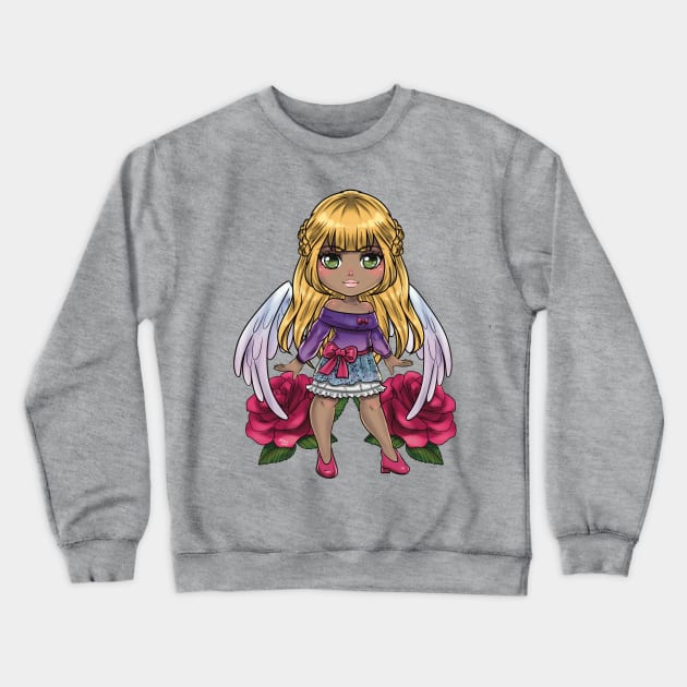 Posh Angel Crewneck Sweatshirt by rvkhart